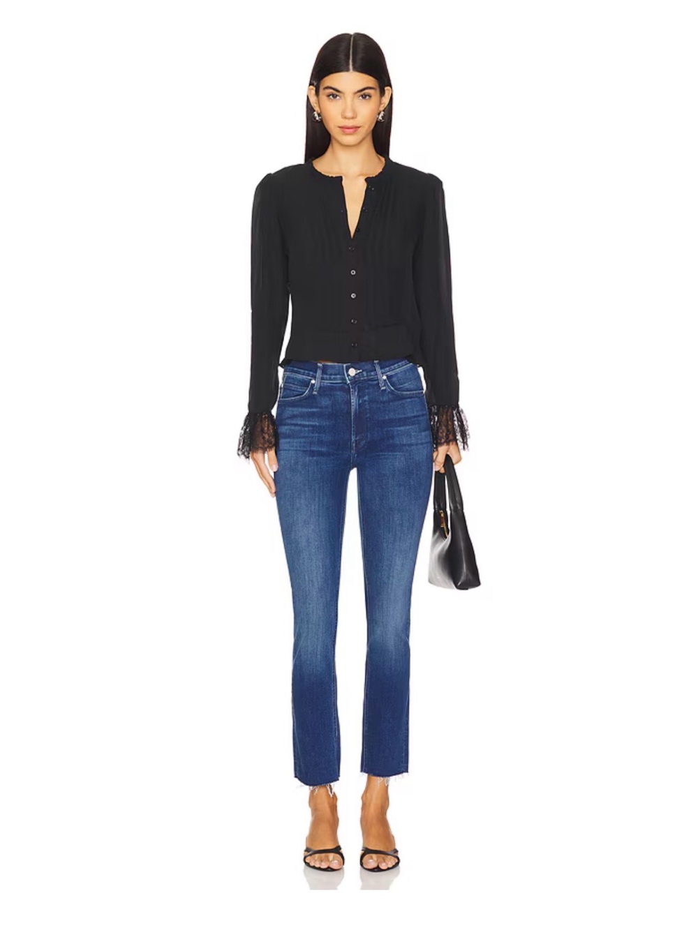 MOTHER The Looker Ankle Fray Jeans 29